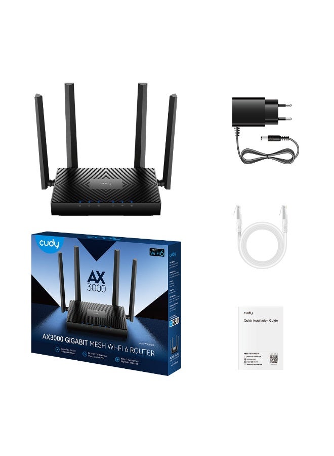 كودي راوتر واي فاي 6 جيجابت ميش AX3000 - WR3000E 2.0 - Image 1